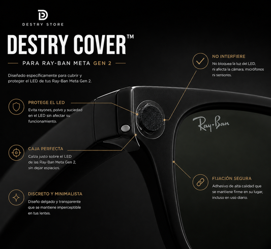 DESTRY COVER — Cubreluz para lentes inteligentes