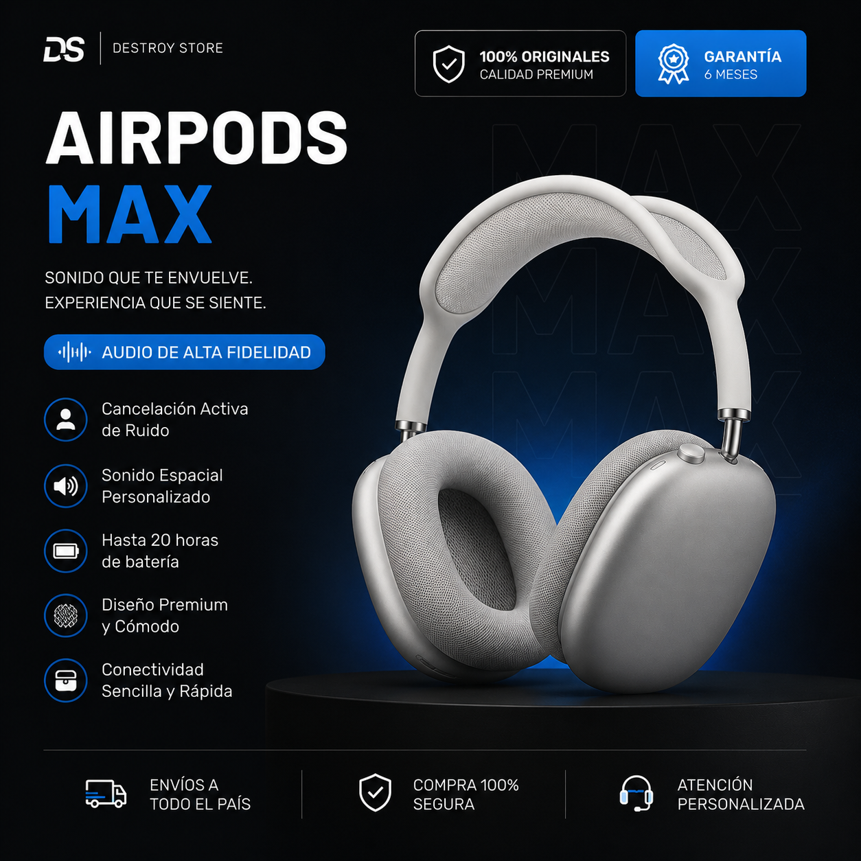 🔊 Airpod Max Mayorista