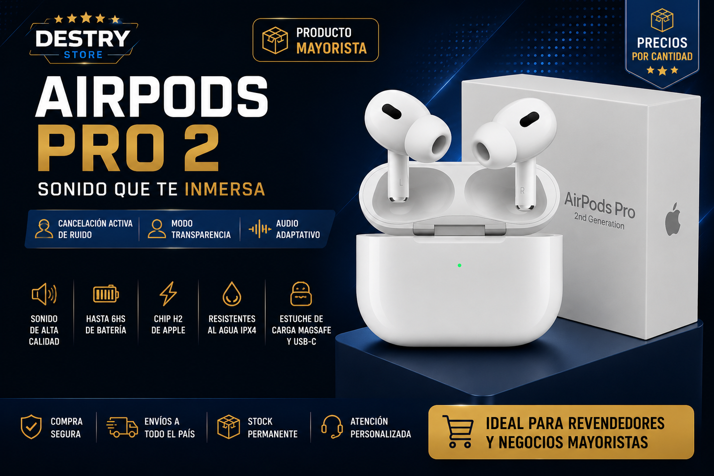🔊 Airpod Pro 2 Mayorista
