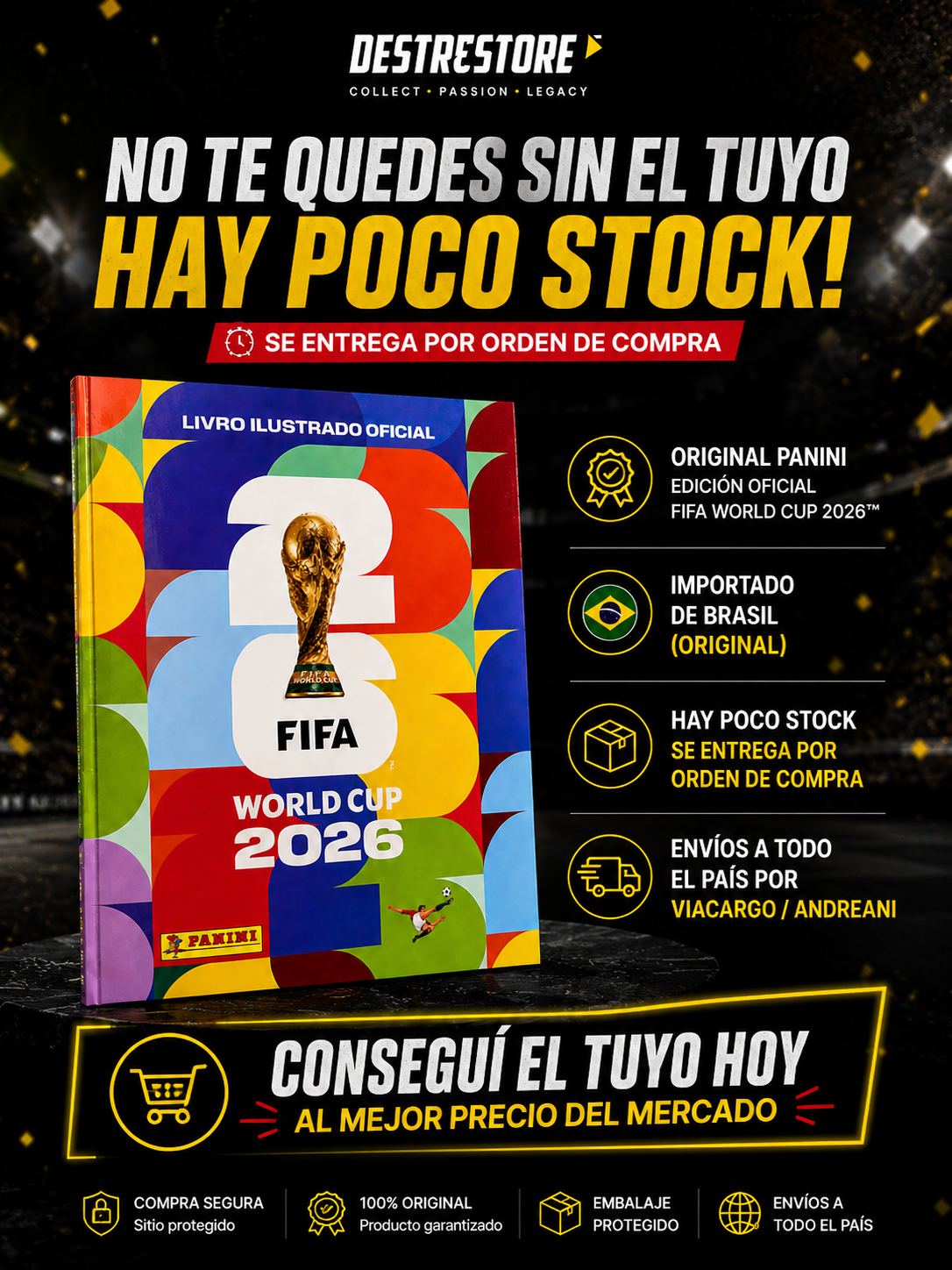 Álbum Mayorista Panini FIFA World Cup 2026 Original⚽