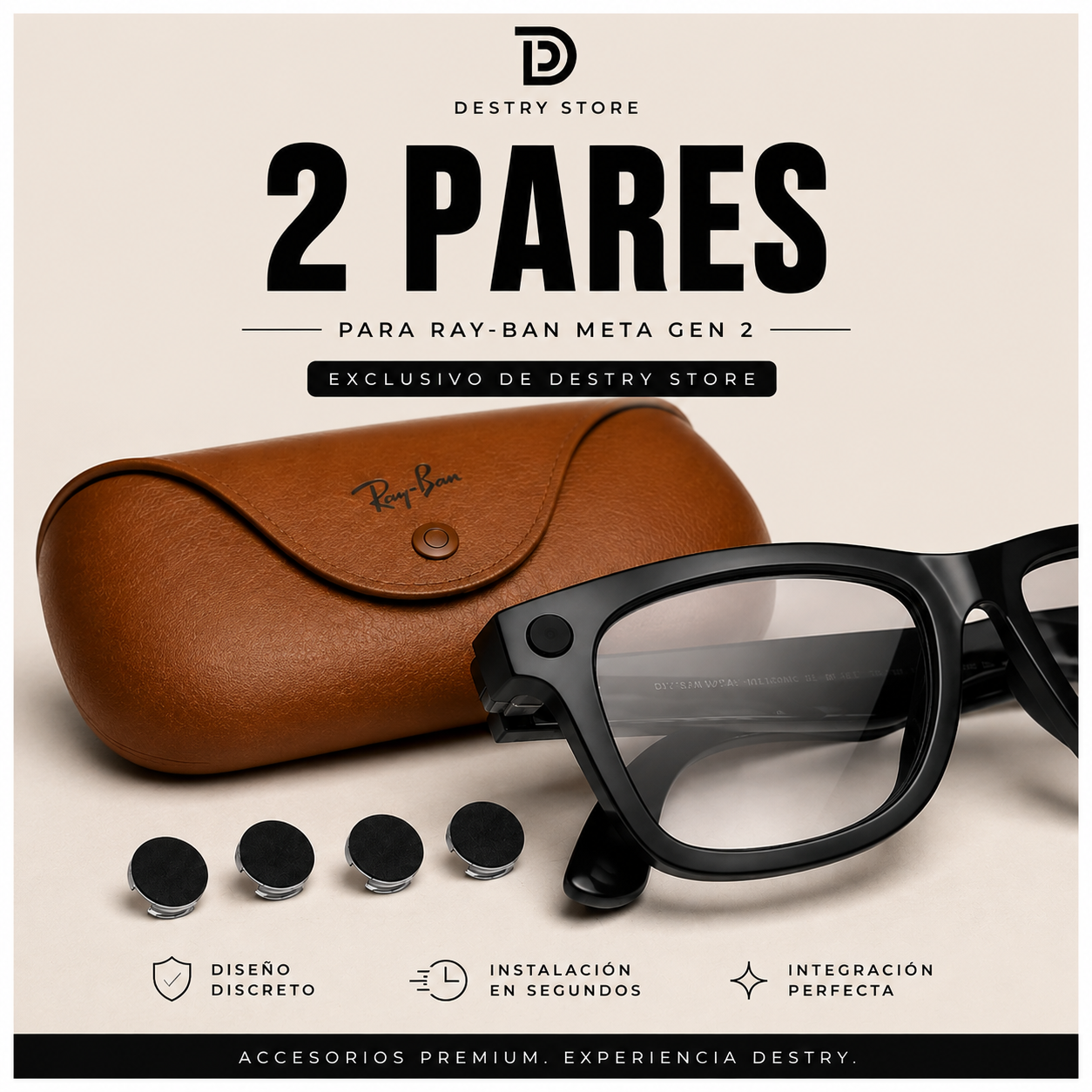 DESTRY COVER — Cubreluz para lentes inteligentes
